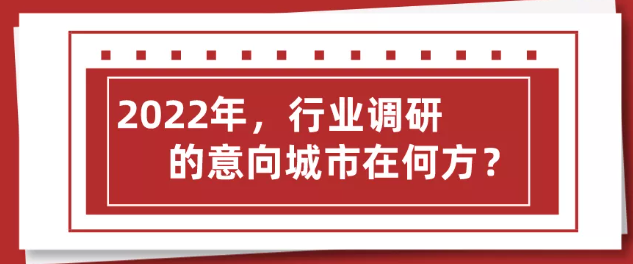 2022年 行業(yè)調(diào)研之意向城市在何方？上海展會搭建公司回答道！